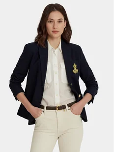 Lauren Ralph Lauren Marynarka 200797305005 Granatowy Slim Fit - Marynarki i żakiety damskie - miniaturka - grafika 1