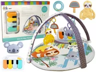 Maty edukacyjne - Import LEANToys Mata Edukacyjna Koala Pianinko Melodie Zawieszki LT-10007-0 - miniaturka - grafika 1