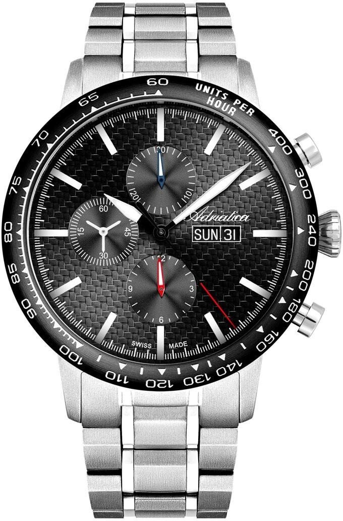 Zegarek męski Adriatica A8383.4114ACH srebrny