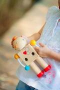 Zabawki konstrukcyjne - Plan Toys Drewniany robot zestaw konstrukcyjny - miniaturka - grafika 1