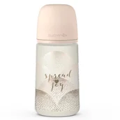 Akcesoria do smoczków - Suavinex Zestaw Spread Joy smoczek, klips, butelka 270 ml Beżowy - miniaturka - grafika 1