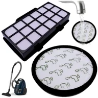 Filtry do odkurzaczy - Filtr do odkurzacza zmywalny Rowenta Tefal HEPA zestaw filtrów powietrza zamienny ZR006001 - miniaturka - grafika 1