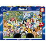 Puzzle - Educa 1000 EL. Cudowny świat Disneya WZEDUT0ULD28282 - miniaturka - grafika 1