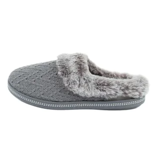 Kapcie Skechers 167225/GRY szare - Kapcie damskie - miniaturka - grafika 1