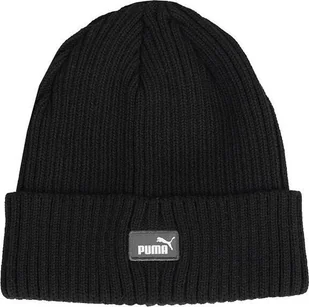 Puma Czapka Puma Classic Cuff Beanie czarna 024826 01 Senior - Czapki damskie - miniaturka - grafika 1