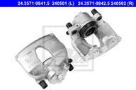 Zaciski hamulcowe - ATE ZACISK HAMULCA 24.3571-9842.5 RENAULT LAGUNA II GRANDTOUR 1.9DCI 05 PRZÓD PRAWY - miniaturka - grafika 1