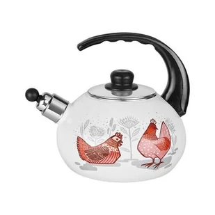 Czajnik emaliowany dekor Rubinka 2,2 l - Czajniki na gaz - miniaturka - grafika 1