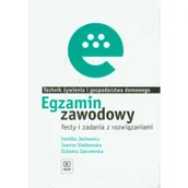 Podręczniki dla szkół zawodowych - WSiP Egzamin zawodowy Technik żywienia i gospodarstwa domowego - Kamilla Jachowicz, Joanna Słabkowska, Elżbieta Zakrzewska - miniaturka - grafika 1