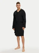Szlafroki męskie - Hugo Szlafrok Tonal Logo 50520491 Czarny - miniaturka - grafika 1
