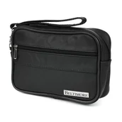 Nerki - Saszetka męska skórzana do ręki na dokumenty Beltimore G18 czarny - miniaturka - grafika 1