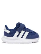 Buty dla dziewczynek - adidas Sneakersy Run 70s 2.0 Shoes Kids JI2268 Granatowy - miniaturka - grafika 1