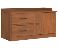 Ławki do przedpokoju - Szafka do przedpokoju drewno akacjowe G7-H67 - miniaturka - grafika 1