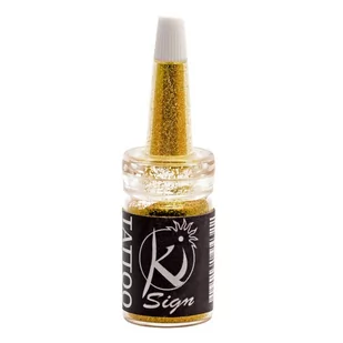 Ki-Sign Brokat do ciała, 7 ml, złoty - Scrapbooking - miniaturka - grafika 1
