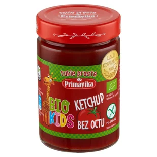 PrimaECO (przetwory i pasty vege) KETCHUP BEZ CUKRU DLA DZIECI BIO 315 g - PRIMA - Ketchup - miniaturka - grafika 1