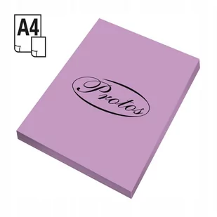 Protos Protos Papier ksero fioletowy A4 160g 50 arkuszy PROT0225 - Papier do drukarek - miniaturka - grafika 1