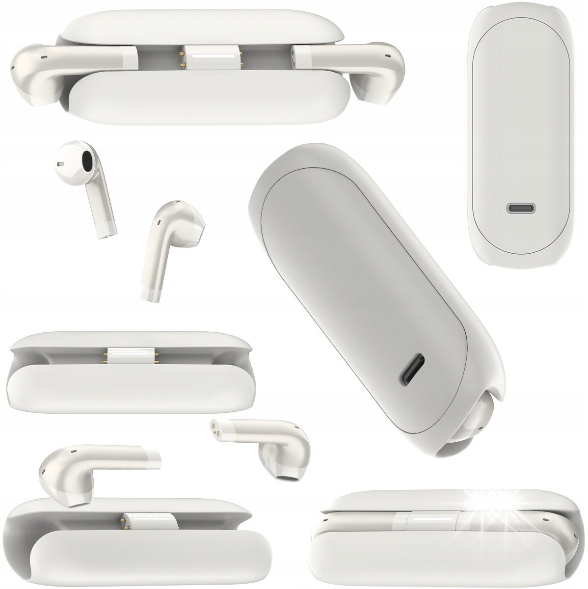 IMIKI T12 SE White Bluetooth Bezprzewodowe