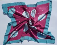 Apaszki i szaliki damskie - Apaszka malowana,jedwabna - miniaturka - grafika 1