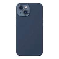 Etui i futerały do telefonów - Baseus Zestaw ochronny Liquid Silica etui magnetyczne i szkło hartowane do iPhone 14 Plus (niebieski) - miniaturka - grafika 1