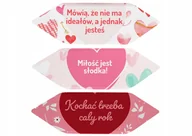 Cukierki - Krówki na Walentynki sentencje mix wzorów 1kg - miniaturka - grafika 1
