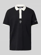 Koszulki męskie - Koszulka polo z wyhaftowanym logo - miniaturka - grafika 1