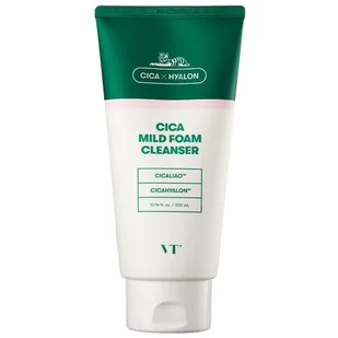 VT Cosmetics Cica Mild Foam Cleanser oczyszczająca pianka do twarzy 300ml - Pianki do mycia twarzy - miniaturka - grafika 1