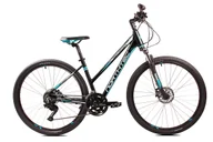 Rowery - Madeira DB CUES 2x9 czarno-turkusowo-biały 17" - miniaturka - grafika 1