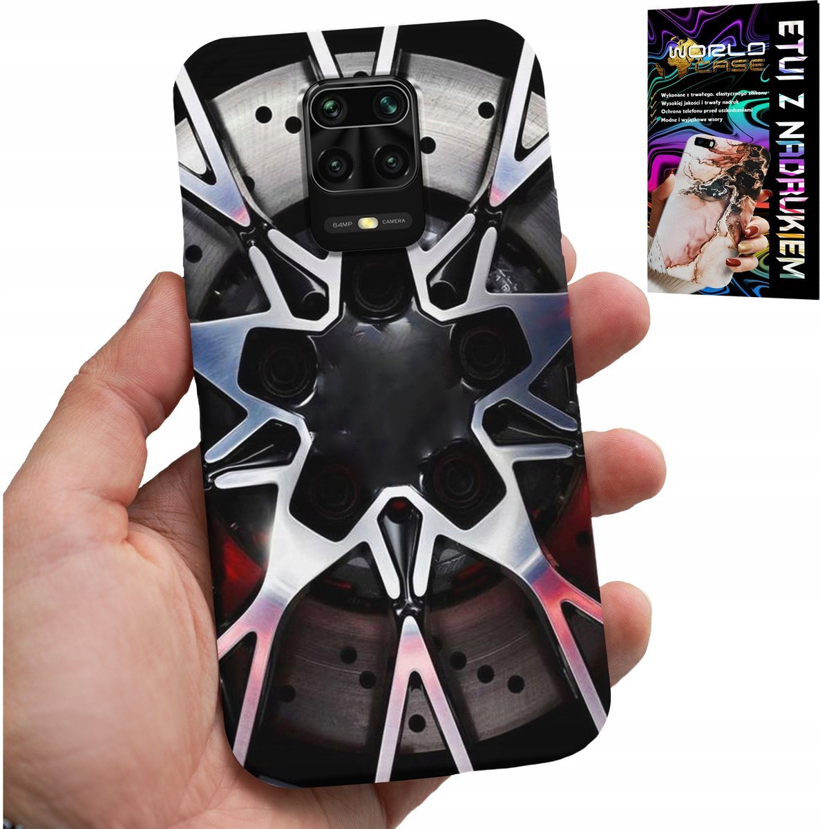 ETUI DO XIAOMI NOTE 9 PRO / 9S - FELGA MOTORYZACJA MOTO CZĘŚCI AUTO FAN
