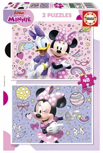 Educa, Puzzle, Disney, Myszka Minnie, 2 x 48 el. - Puzzle - miniaturka - grafika 1