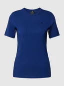 Koszulki i topy damskie - T-shirt z wyhaftowanym logo - miniaturka - grafika 1