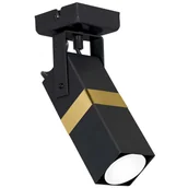 Lampy ścienne - Milagro Kinkiet VIDAR BLACK/GOLD1xGU10 MLP6277 - miniaturka - grafika 1