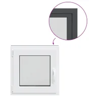 Tablice i flipcharty - vidaXL Okno piwniczne RISOR 60x60 cm uchylno-rozwierne DIN lewe - miniaturka - grafika 1