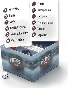 Tactic TACTIC Boardgame Alias: Hockey In Latvian lang. - Gry planszowe - miniaturka - grafika 1
