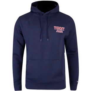 TOMMY HILFIGER BLUZA MĘSKA Z KAPTUREM GRANAT r.M - Bluzy męskie - miniaturka - grafika 1