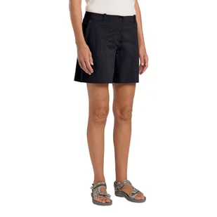Damskie szorty Jack Wolfskin DESERT SHORTS W dark navy - 34 - Spodenki damskie - miniaturka - grafika 1