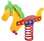 Place zabaw - Bujak na sprężynie KOŃ PU - miniaturka - grafika 1