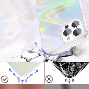 Kingxbar Shell Series luksusowe eleganckie etui na iPhone 13 Pro perłowy-miętowy - Etui i futerały do telefonów - miniaturka - grafika 3