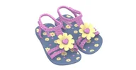 Buty dla dziewczynek - Ipanema Dziewczęce sandały Daisy Baby, Niebieski, różowy, żółty, 27/28 EU - miniaturka - grafika 1