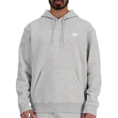 Bluzy męskie - Bluza męska New Balance MT41511AG - szara - miniaturka - grafika 1