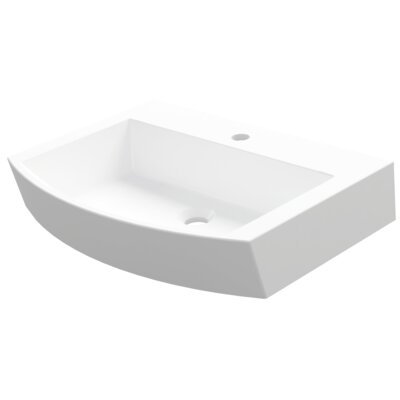 OMNIRES Umywalka nablatowa Marble+ Hydra UN Biały połysk