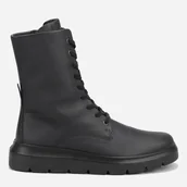 Botki damskie - Glany damskie skórzane wysokie ECCO Nouvelle 21621301001 42 27.5 cm Czarne (194890904705). Buty za kostkę damskie - miniaturka - grafika 1