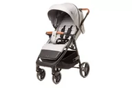 Wózki dziecięce - 4 BABY STINGER XXIII MELANGE LIGHT GREY - miniaturka - grafika 1