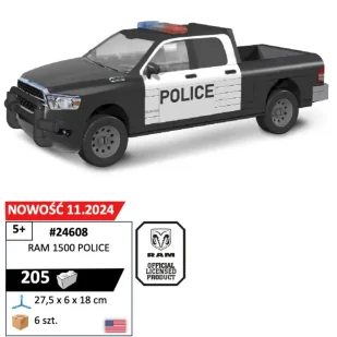 RAM 1500 Police - Cobi - Samochody i pojazdy dla dzieci - miniaturka - grafika 1