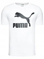 Koszulki męskie - KOSZULKA MĘSKA CLASSICS LOGO TEE PUMA L - miniaturka - grafika 1