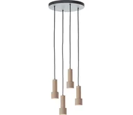 Lampy sufitowe - Brilliant - Żyrandol na lince CADIZ 4xGU10/10W/230V śr. 35 cm brąz - miniaturka - grafika 1