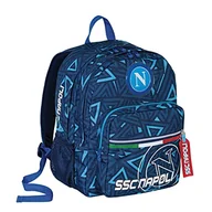 Plecaki - SEVEN S.P.A. Plecak Podwójna Komora NAPOLI, Niebieski, Szkoła i Wypoczynek, Unisex Dzieci, Jeden rozmiar, niebieski, Taglia unica, Amerykański - miniaturka - grafika 1