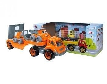 Technok Auto Transporter z pojazdami budowlanymi TechnoK 3930 p4 mix cena za 1 szt