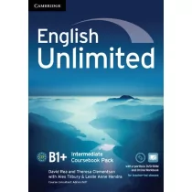Cambridge University Press English Unlimited Intermediate Coursebook with e-Portfolio DVD-ROM - Alex Tilbury, Theresa Clement - Książki do nauki języka angielskiego - miniaturka - grafika 1