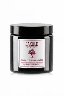 Świeca sojowa - Trawa Cytrynowa i Imbir 120ml / JAKULO - Świece - miniaturka - grafika 1