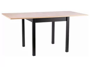 Stół rozkładany FLIP 80(160)x80 dąb artisan/czarny - Stoły - miniaturka - grafika 1