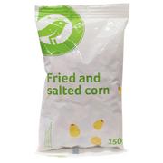 Popcorn - Auchan - Ziarna kukurydzy smażone. solone - miniaturka - grafika 1